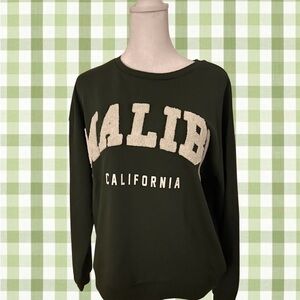 Francesca's Collections Olive Sweatshirt